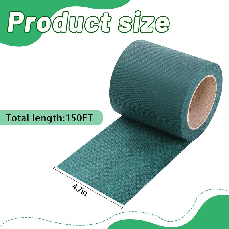 LFUTARI 4.7'' x 150' Larger Tree Protector Wraps, Green Antifreeze Winter Tree Trunk Guard, Reusable Tree Bandage Cover to Keep Plants Warm and Protect Bark from Animal Damage - Image 2